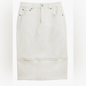 Universal Standard X Erdem denim skirt
